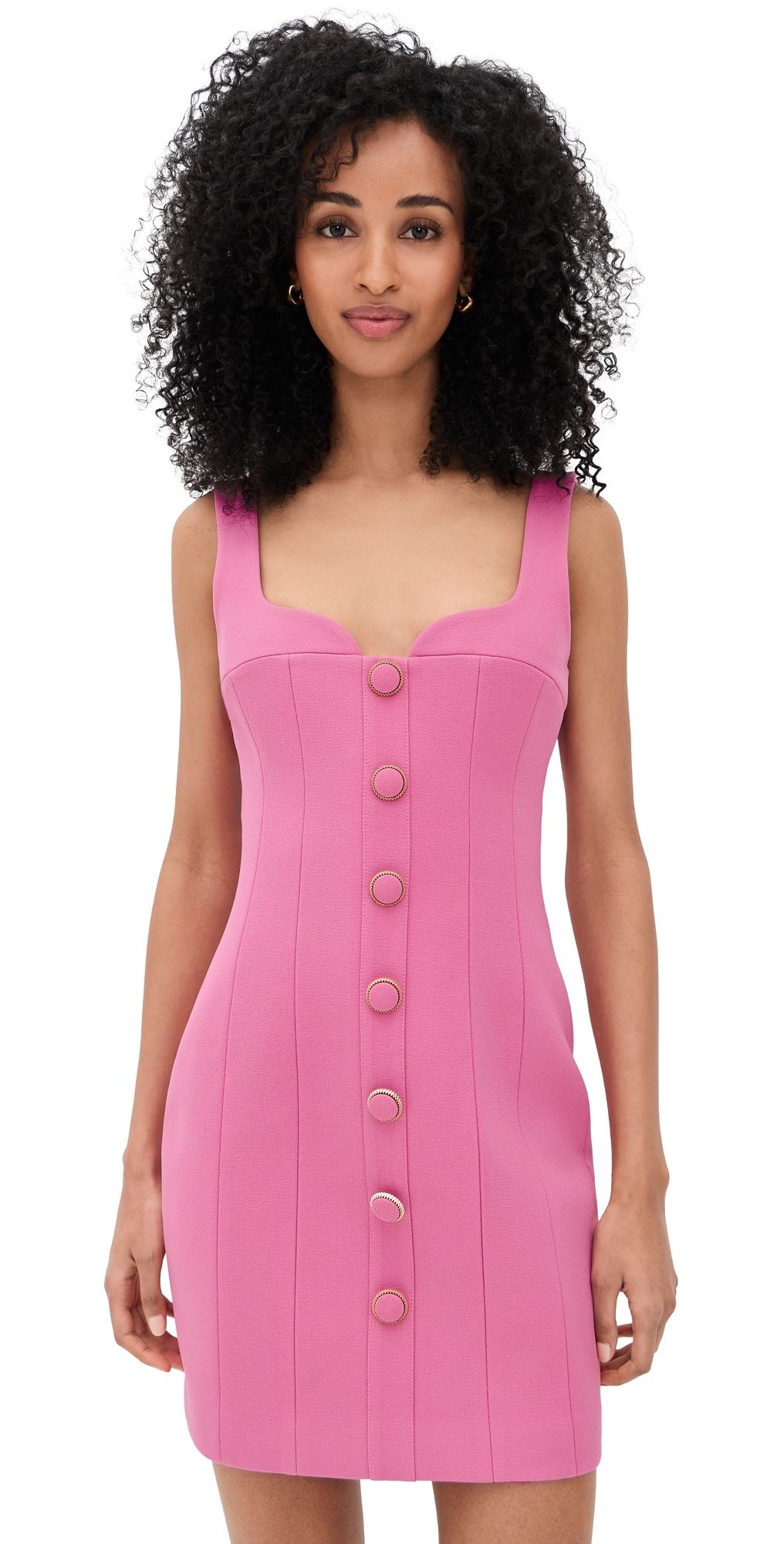 Rebecca Vallance Muriel Mini Dress Pink 4