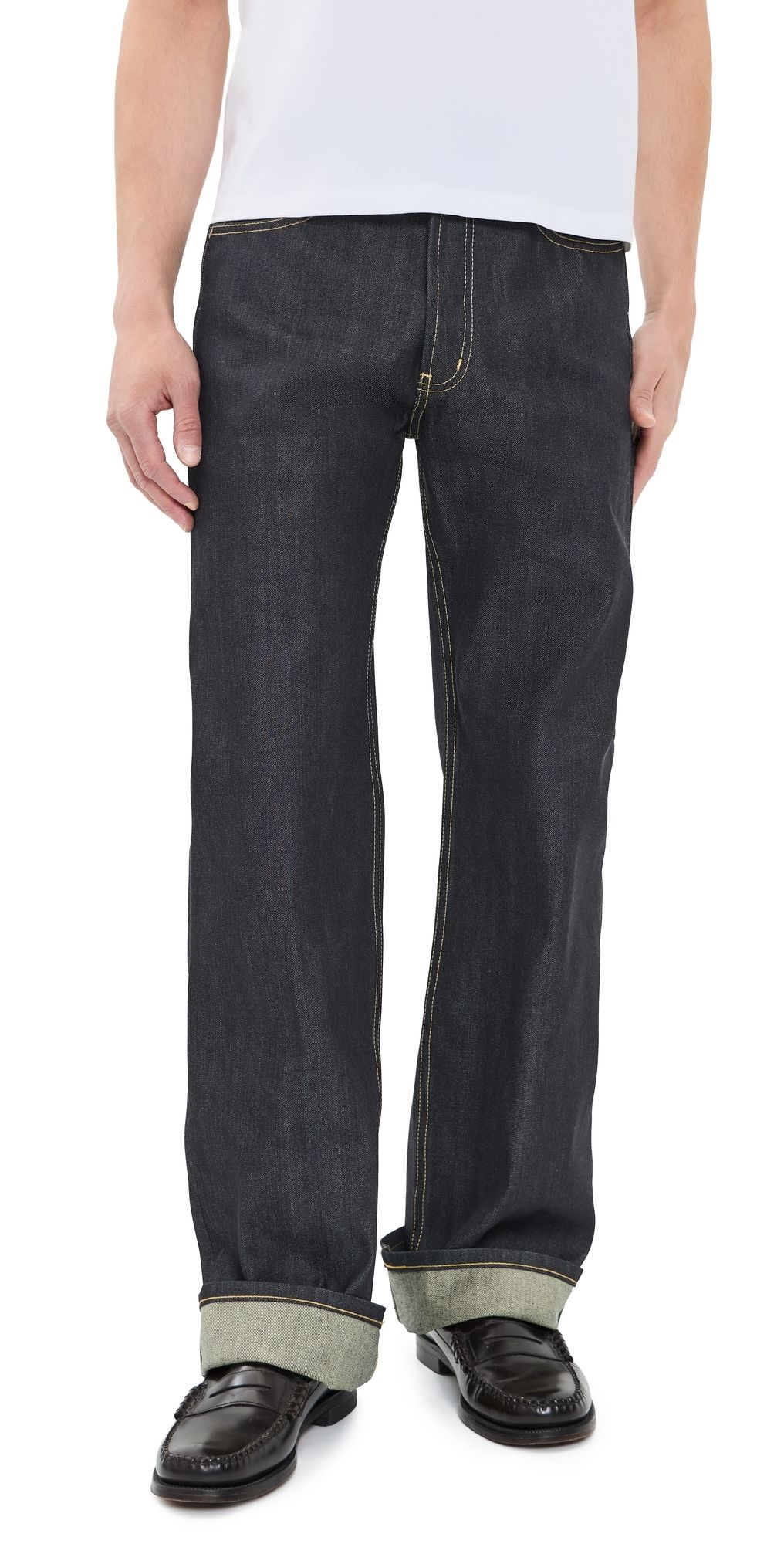 Naked & Famous Denim Strong Guy Guardian 2 Jeans Indigo 32