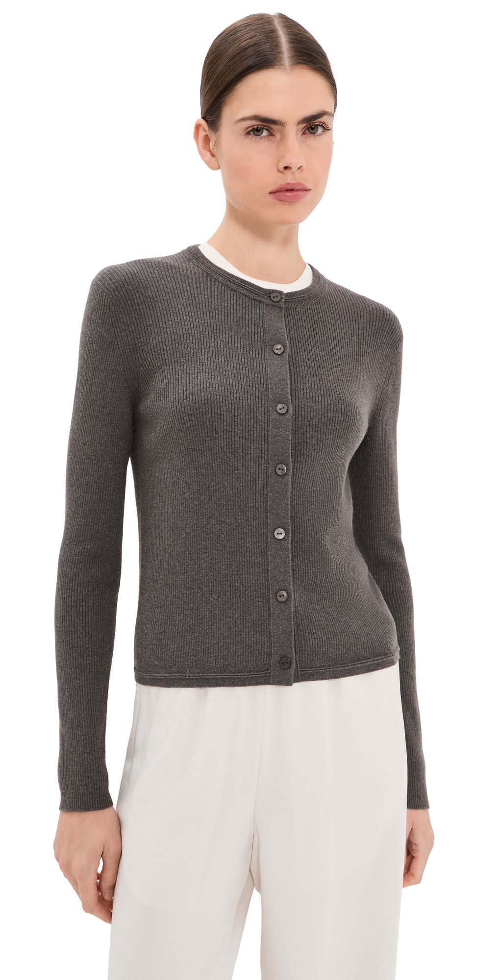 LISA YANG Abeena Cardigan Deep Walnut 2