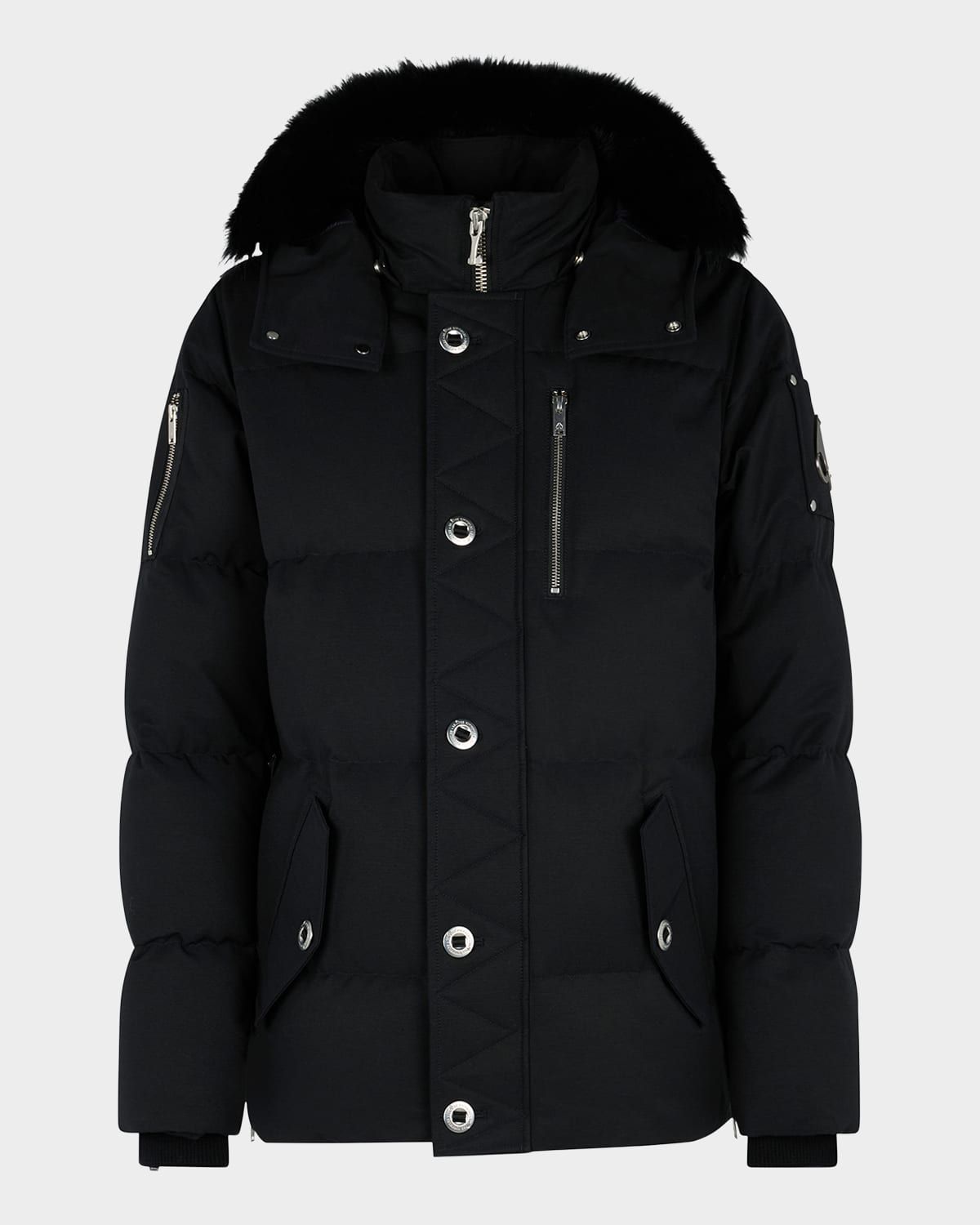 Men & apos;s Original Shearling Trim 3Q Jacket