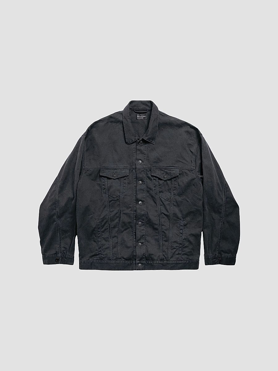 Balenciaga Men's Oversized Jacket - Black - Size Medium