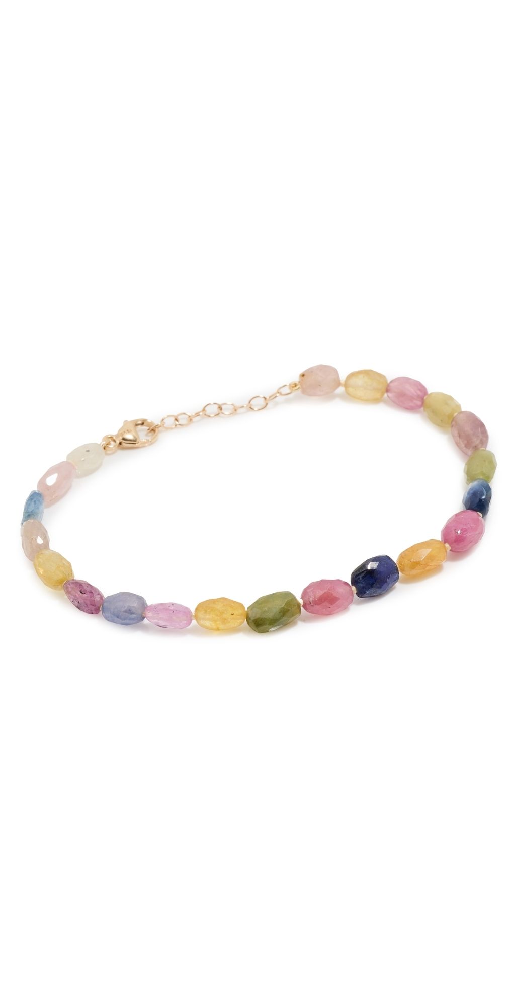 JIA JIA 14k Large Rainbow Sapphire Candy Bracelet Rainbow One Size