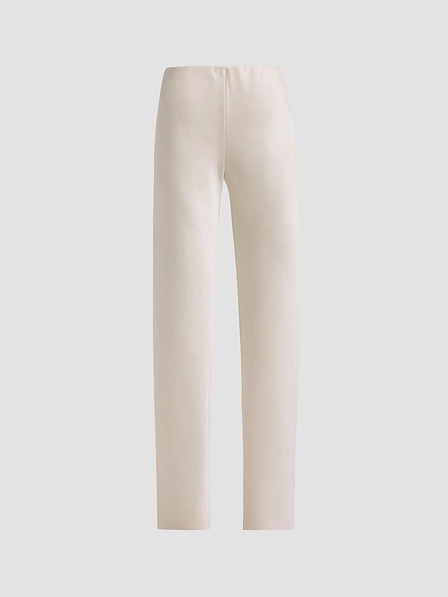 Vince Women's Colette High-Rise Fluid Satin Bias Pants - Bona - Size Medium