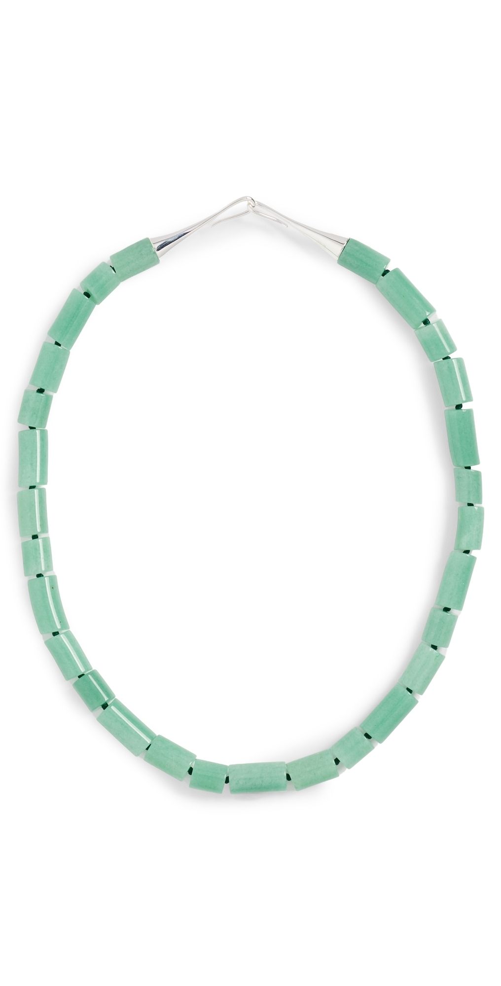 LIÉ STUDIO The Sadie Necklace Green Aventurine One Size