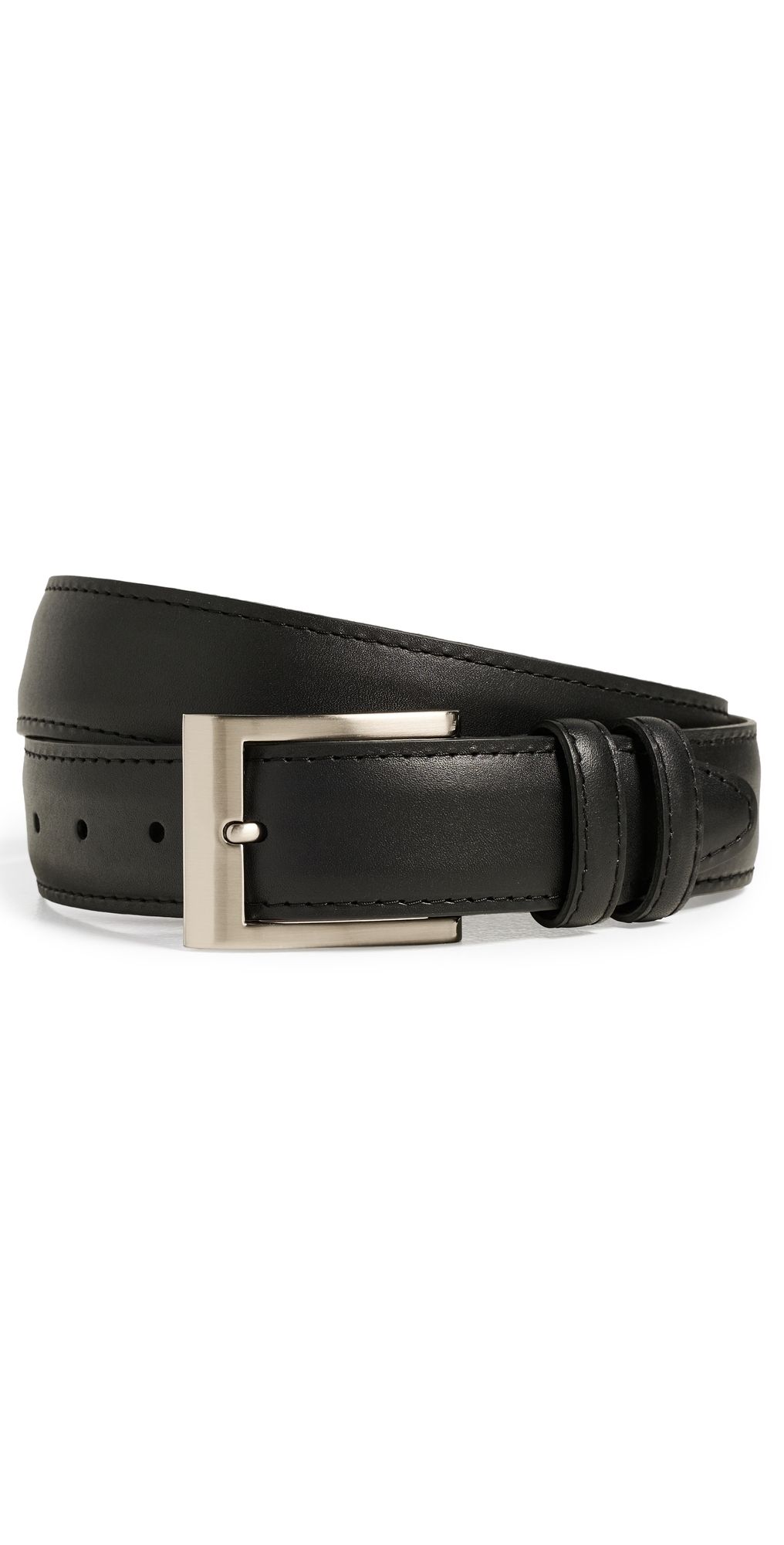Allen Edmonds Wide Basic Dress Belt Black Leather 36