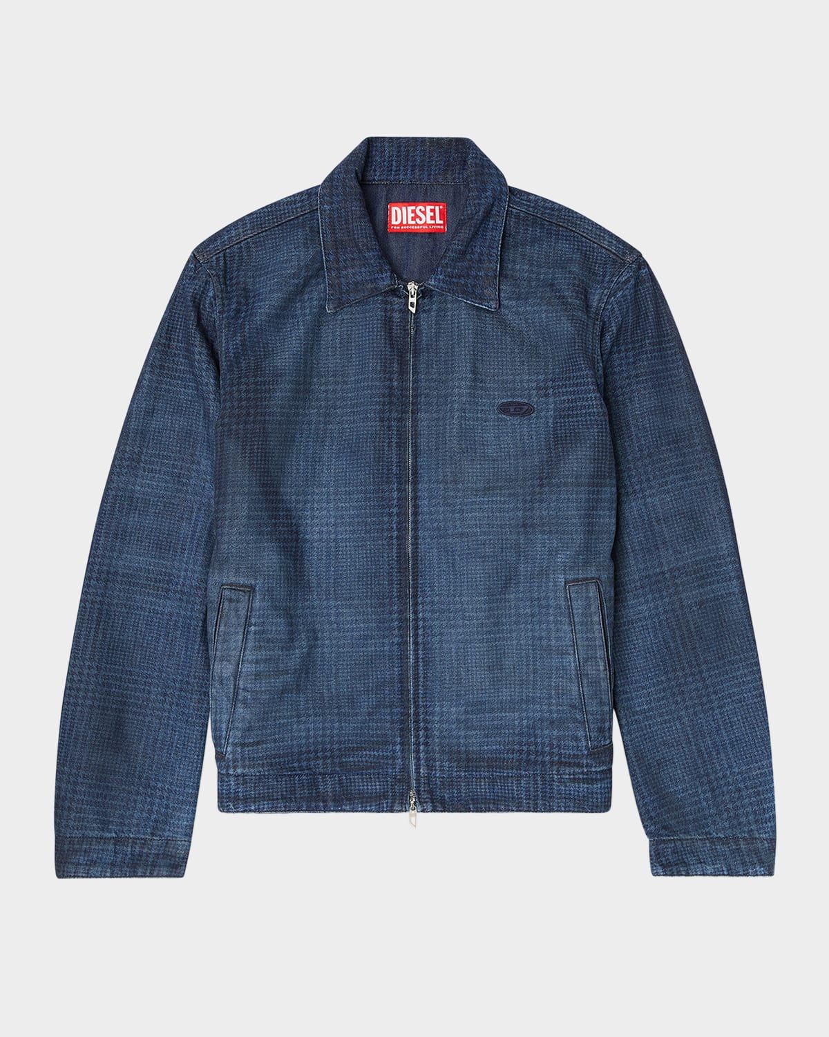 Men & apos;s D-Roheen-S Cotton & Hemp Zip Jacket