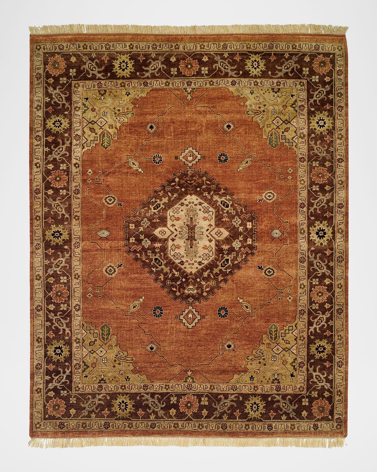 Medallion Hand-Knotted Runner