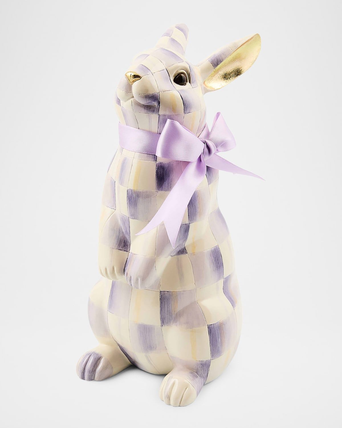 Violet Check Standing Bunny
