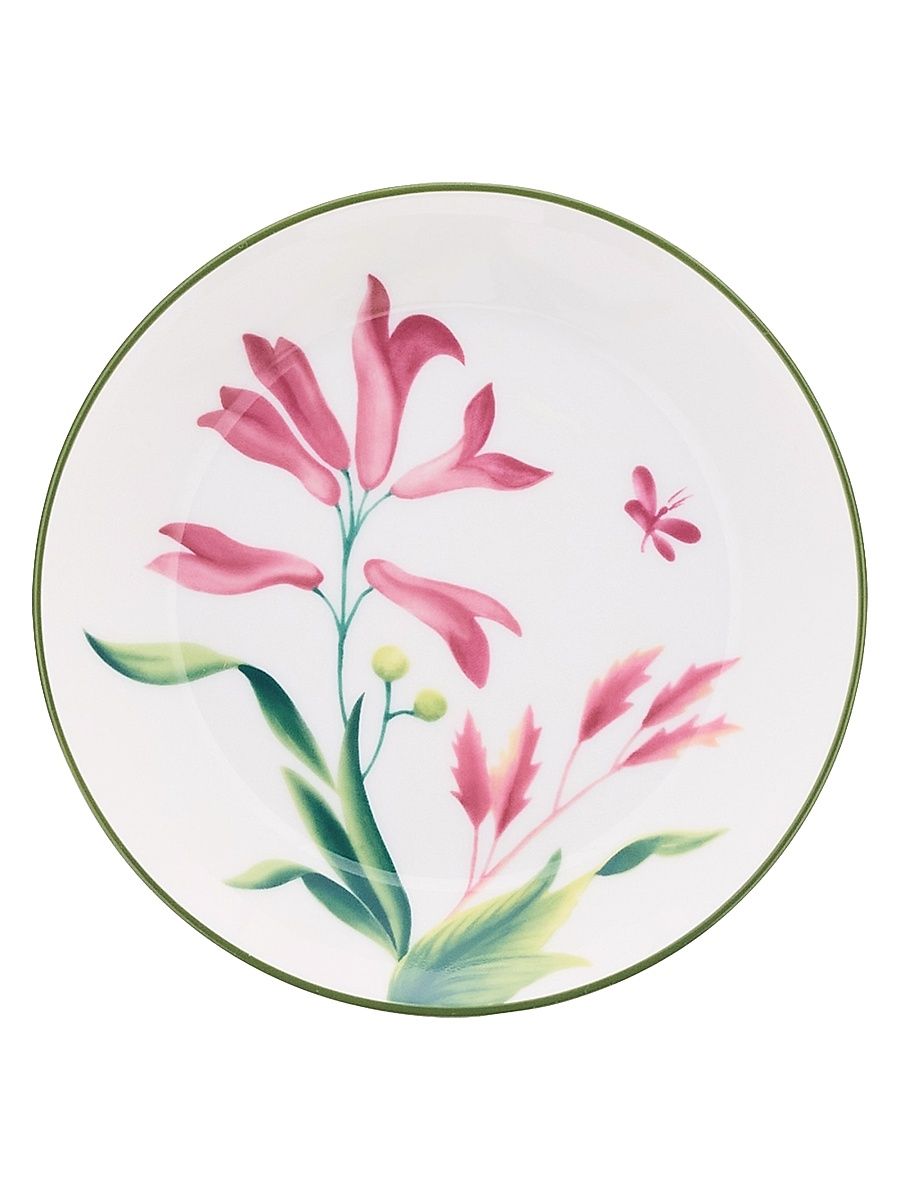 Florenza Porcelain Tea Saucer - Pink White