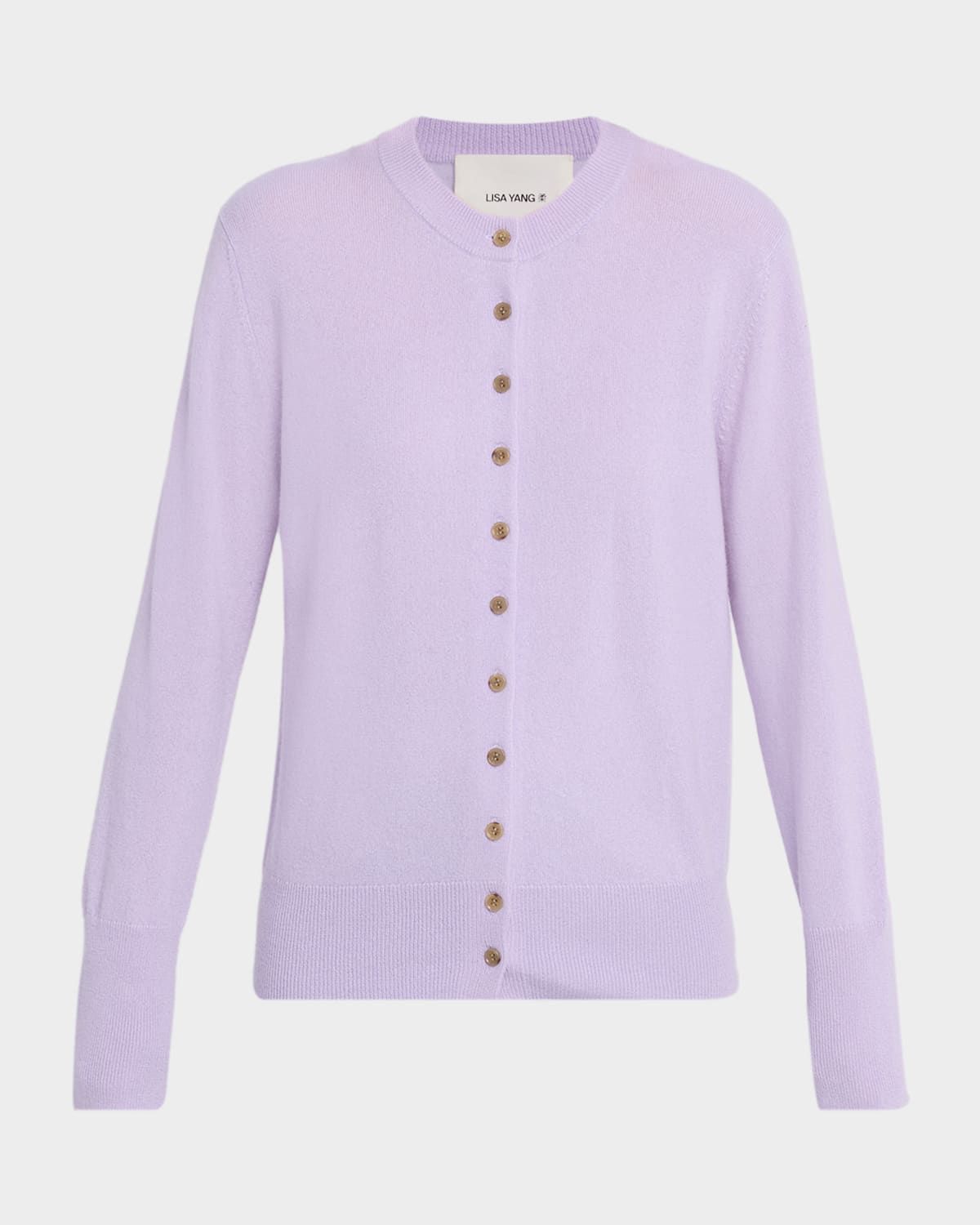 Nellia Cashmere Crewneck Cardigan