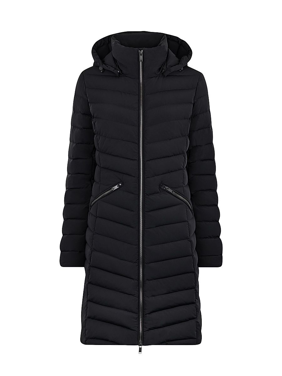 Women's Andesite Quilted Down Parka - Black - Size Small