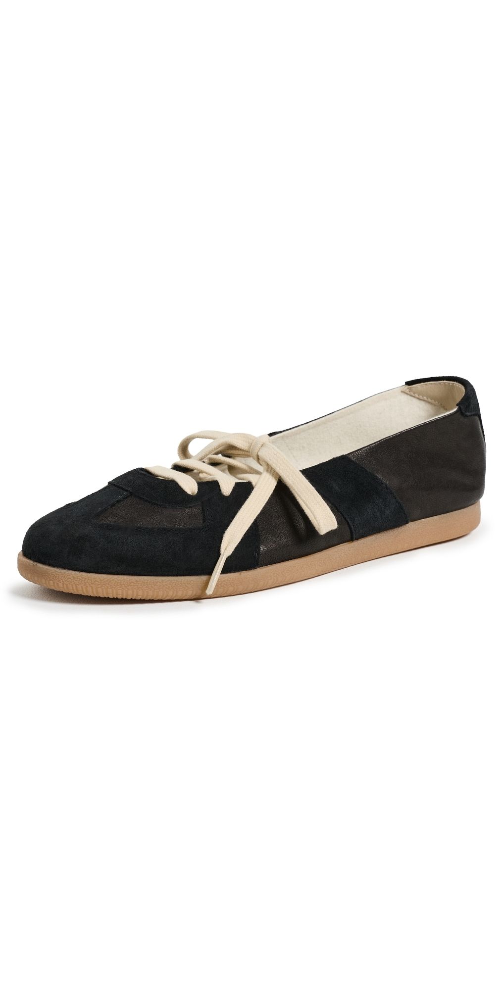 Maison Margiela Replica Soft Laced Ballet Sneakers Black 41
