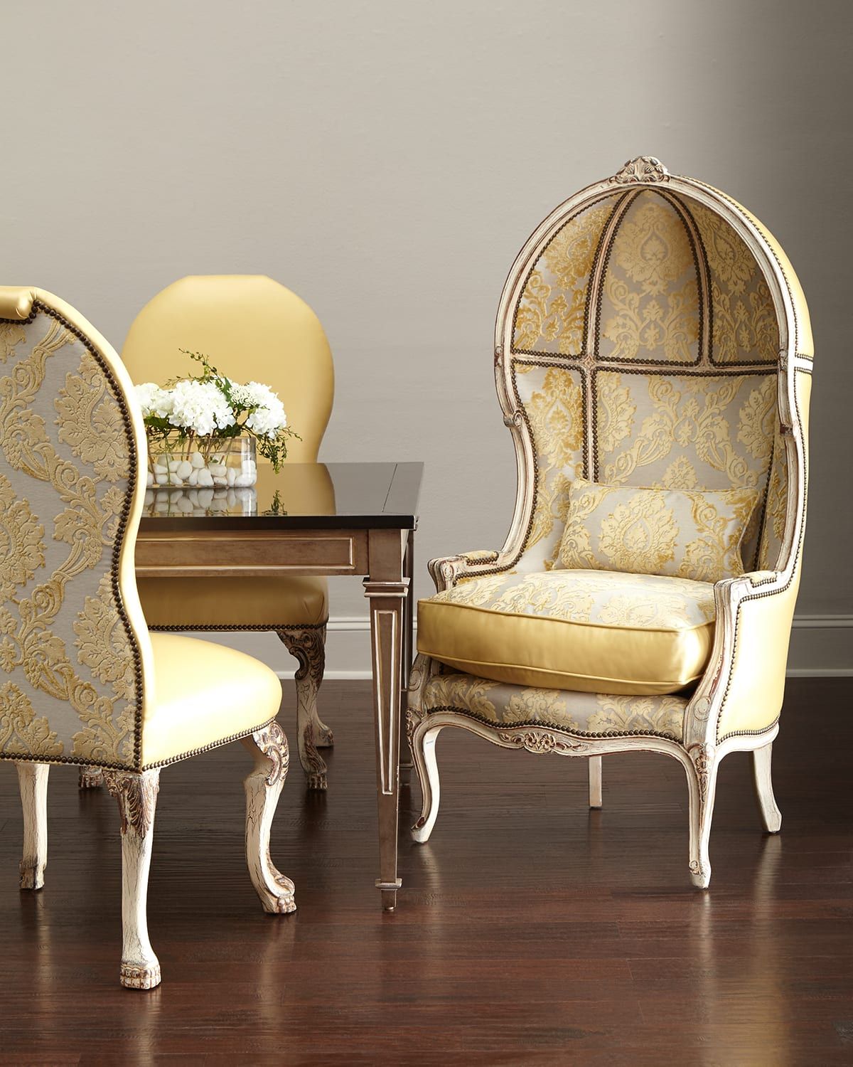 Devine Leather Side Chair