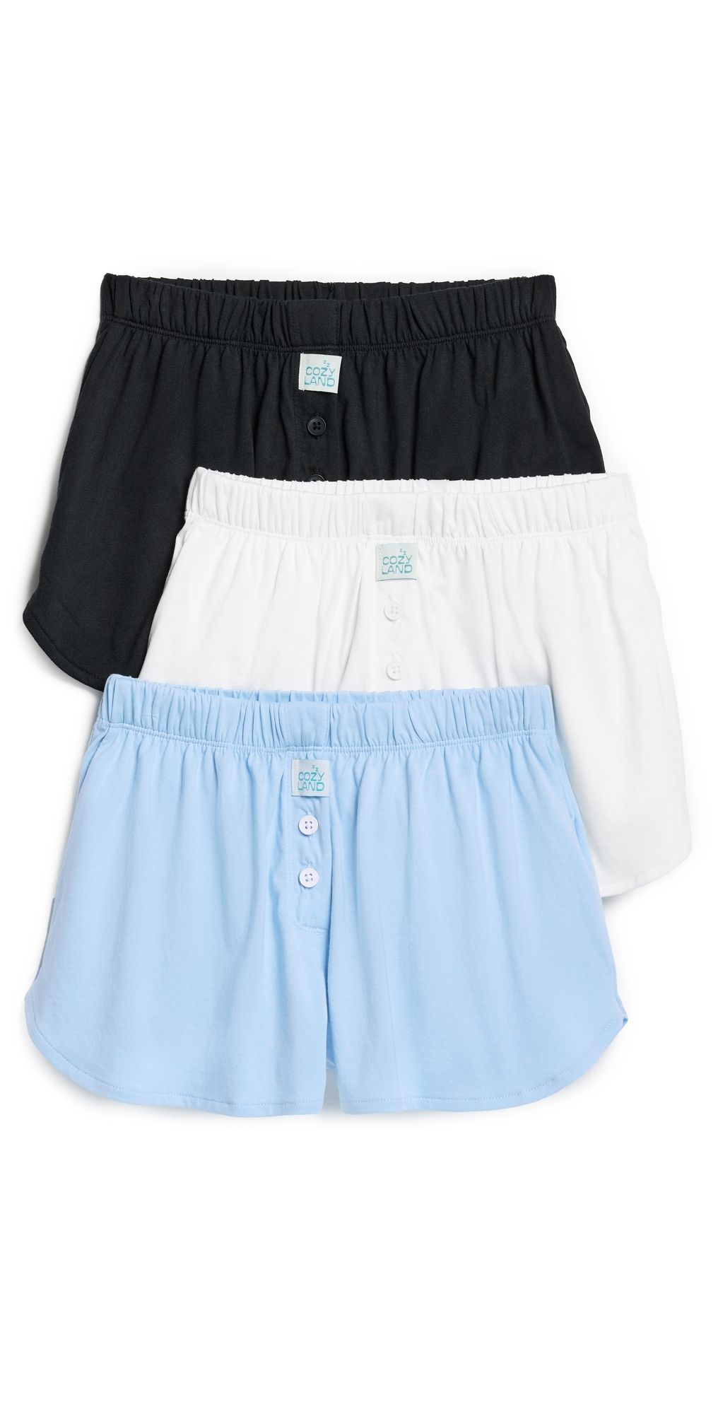 Cozyland by Morgan Lane The Boxer 3 Pack Multi S