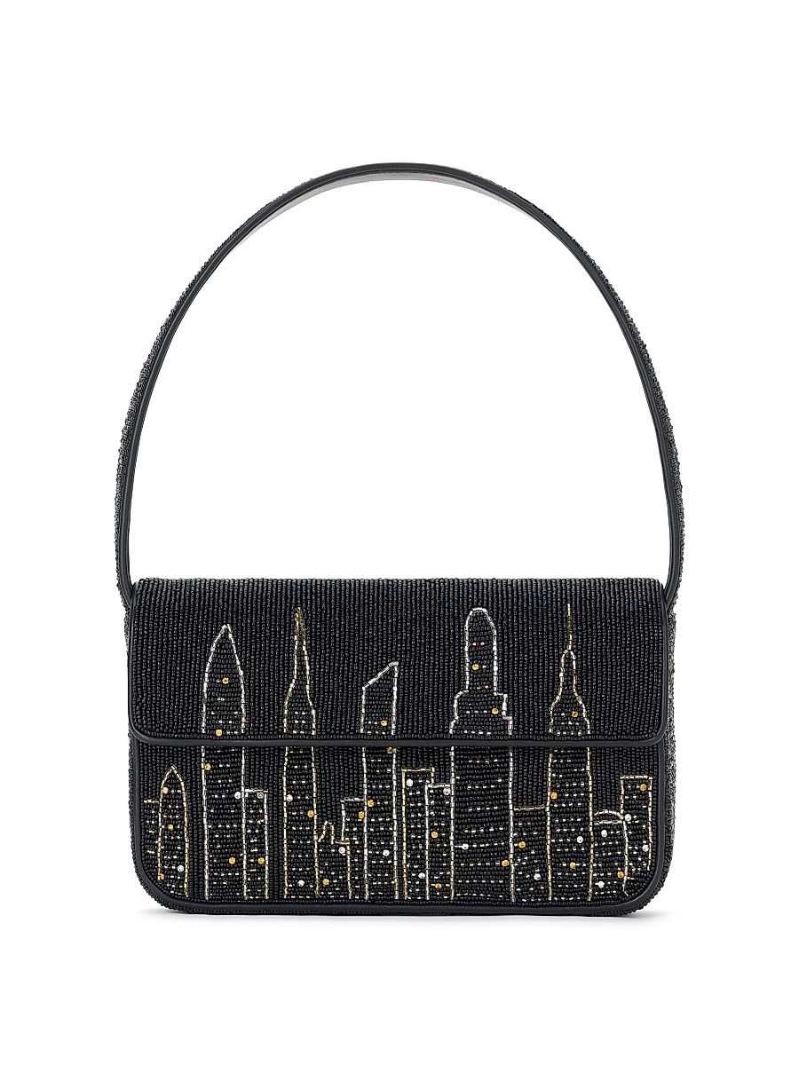 Women's Tommy Beaded NYC Skyline Shoulder Bag - Nyc Sky Line