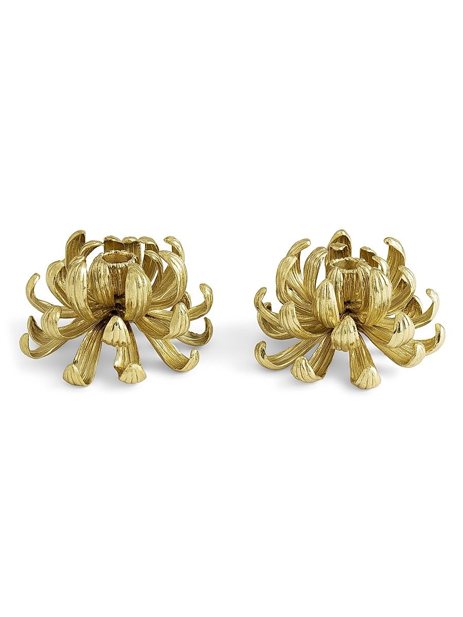 Dahlia 2-Piece Candle Holder Set