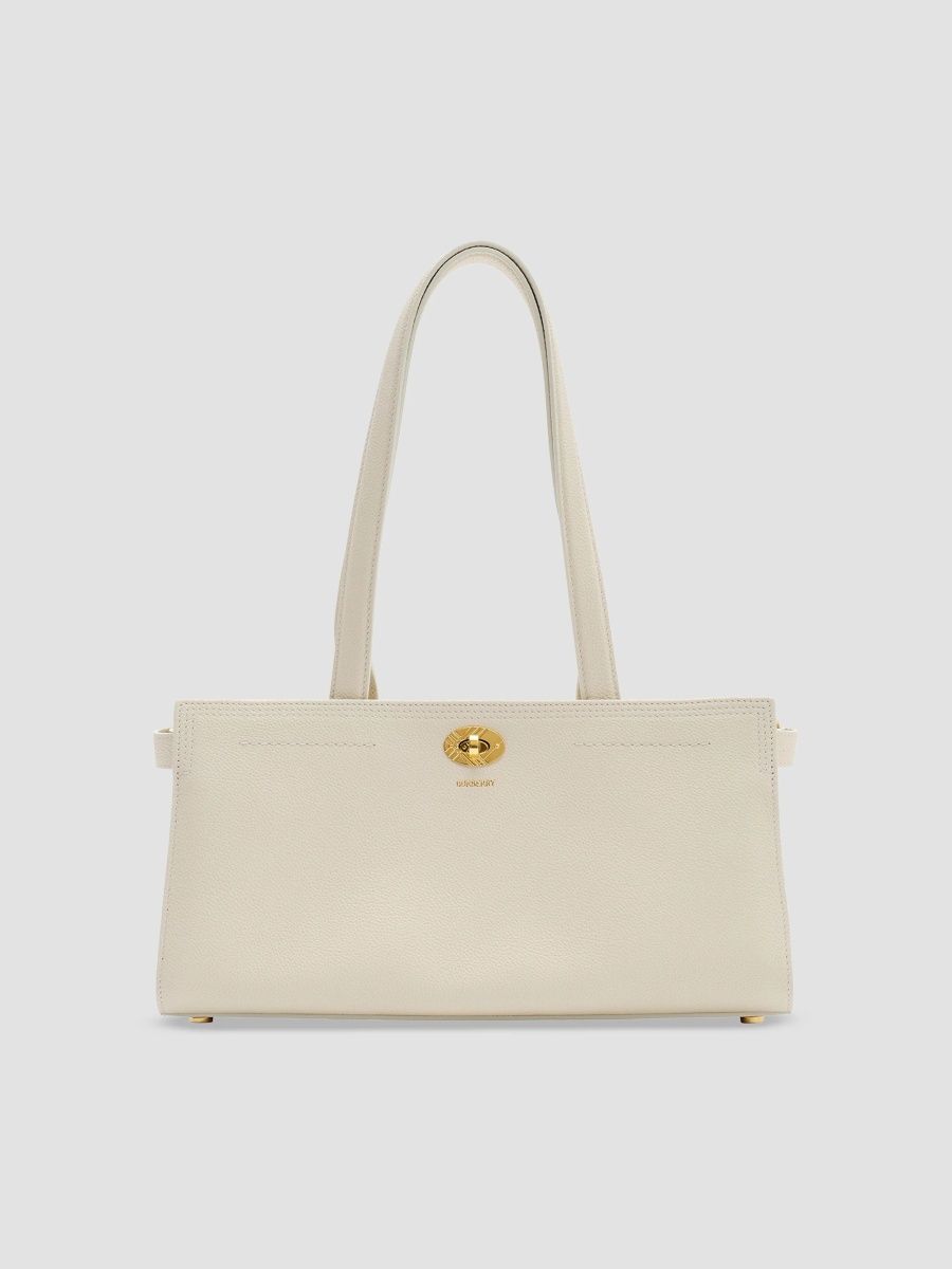 Burberry Women's Cotswolds Leather East-West Tote Bag - Soap