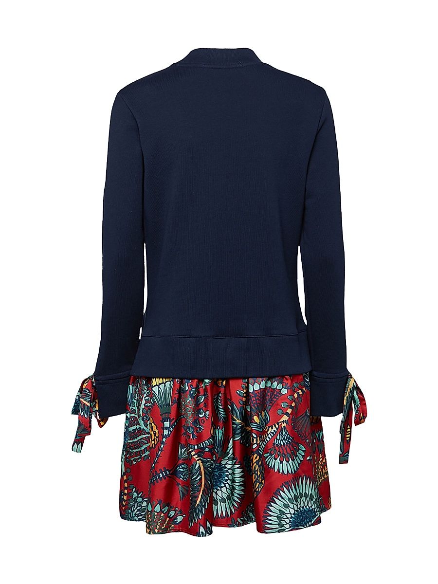 Women's Sporty Dress - Multicolor Blue - Size XXL