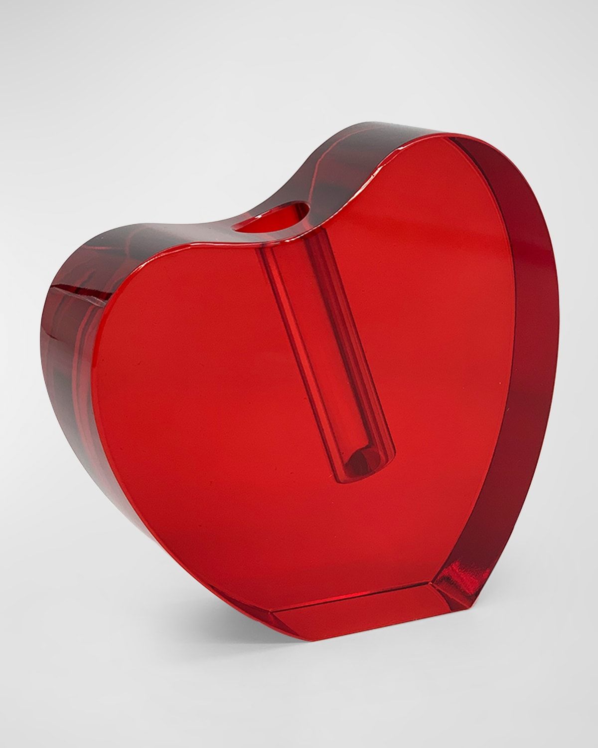 Crystal Heart Vase - Large