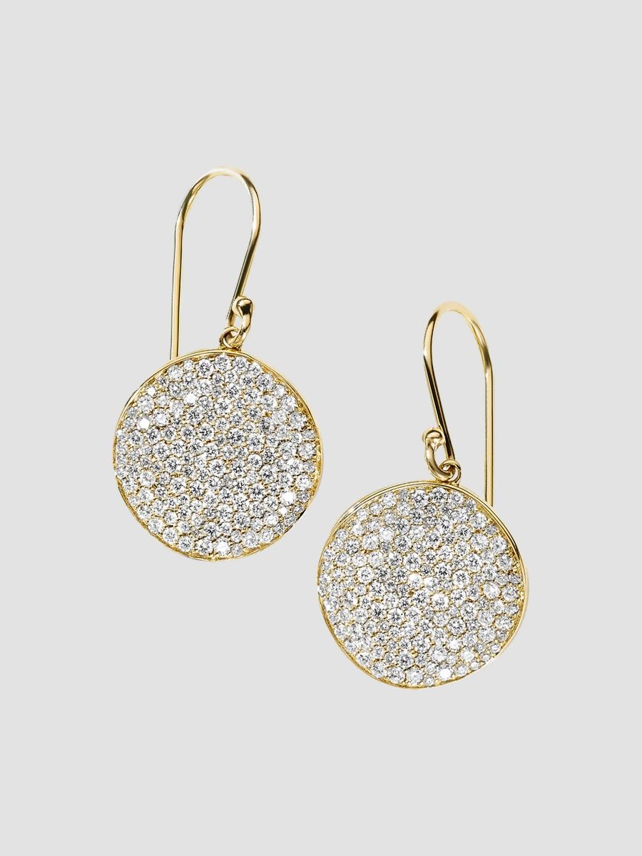 Ippolita Women's Stardust Medium Flower 18K Green Gold & Diamond Drop Earrings - Gold