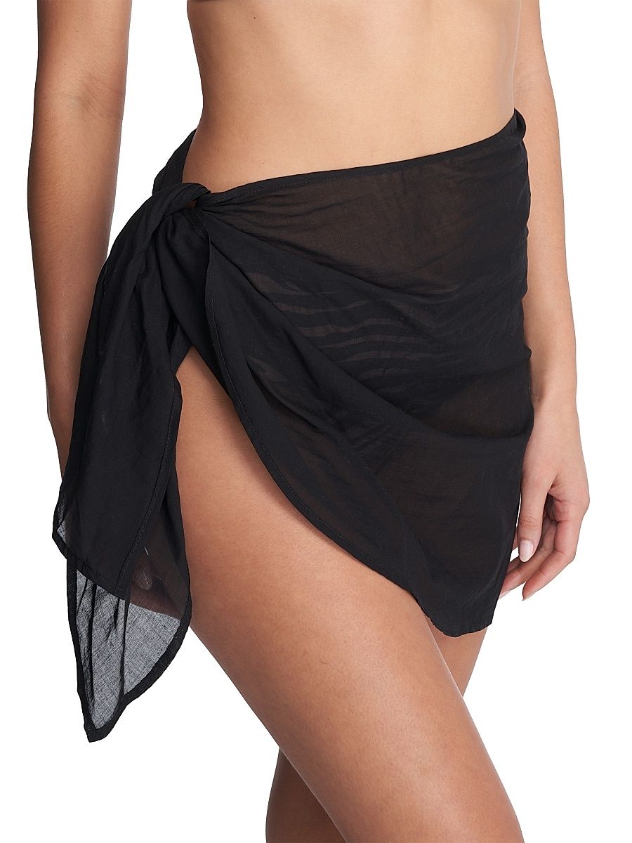 Women's Aplaya Sarong - Black