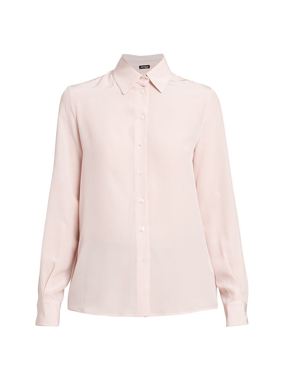 Women's Front Tie Shirt - Rose - Size 8