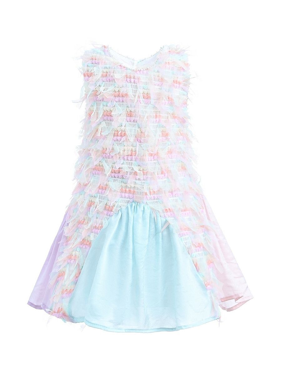 Baby & Little Girl's & Girl's Rainbow Quilted Dress - Pink - Size 4