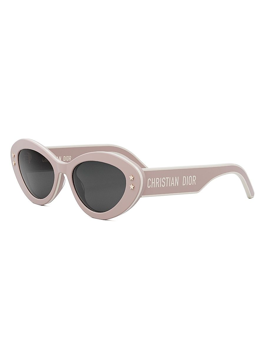 Women's DiorPacific B1U 53MM Butterfly Sunglasses - Pink