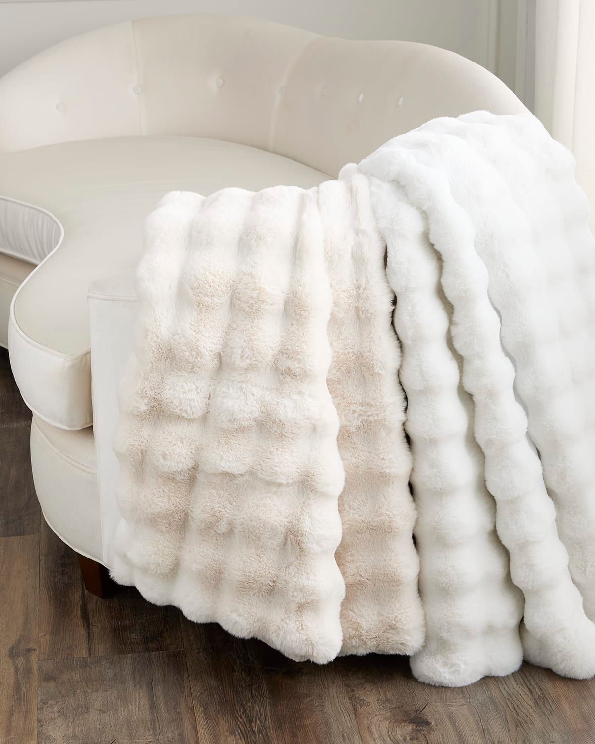 Affair Faux Fur Throw, 55" x 72"