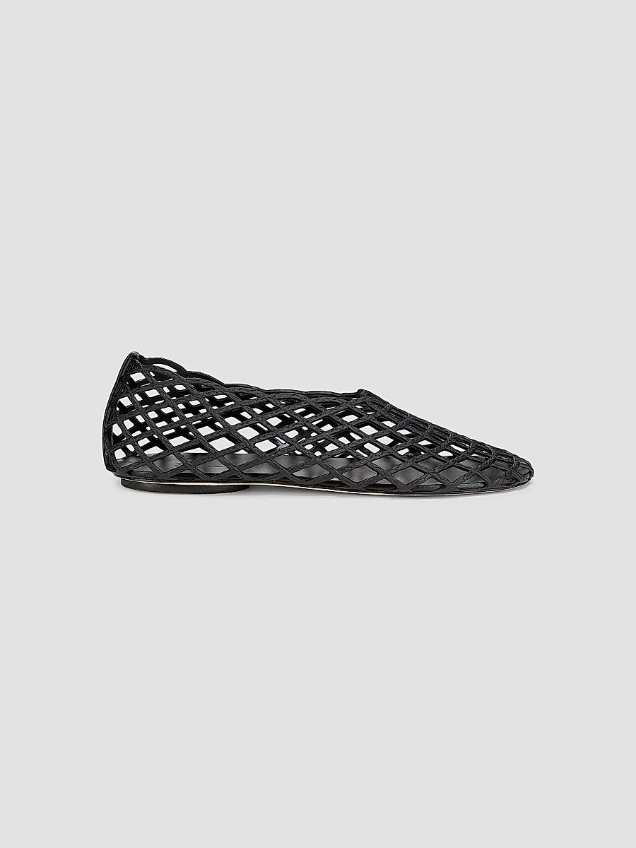 Women's Jelly Ballerina Flats - Black - Size 11