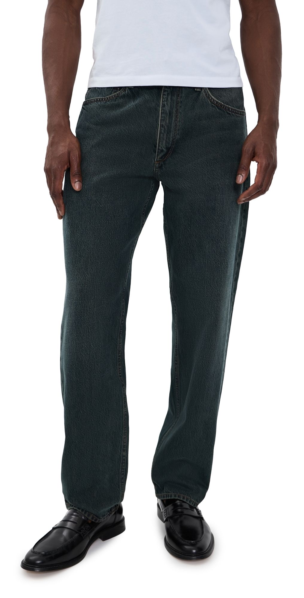 rag & bone Fit 4 Authentic Rigid Infuse Jeans OILIN 36