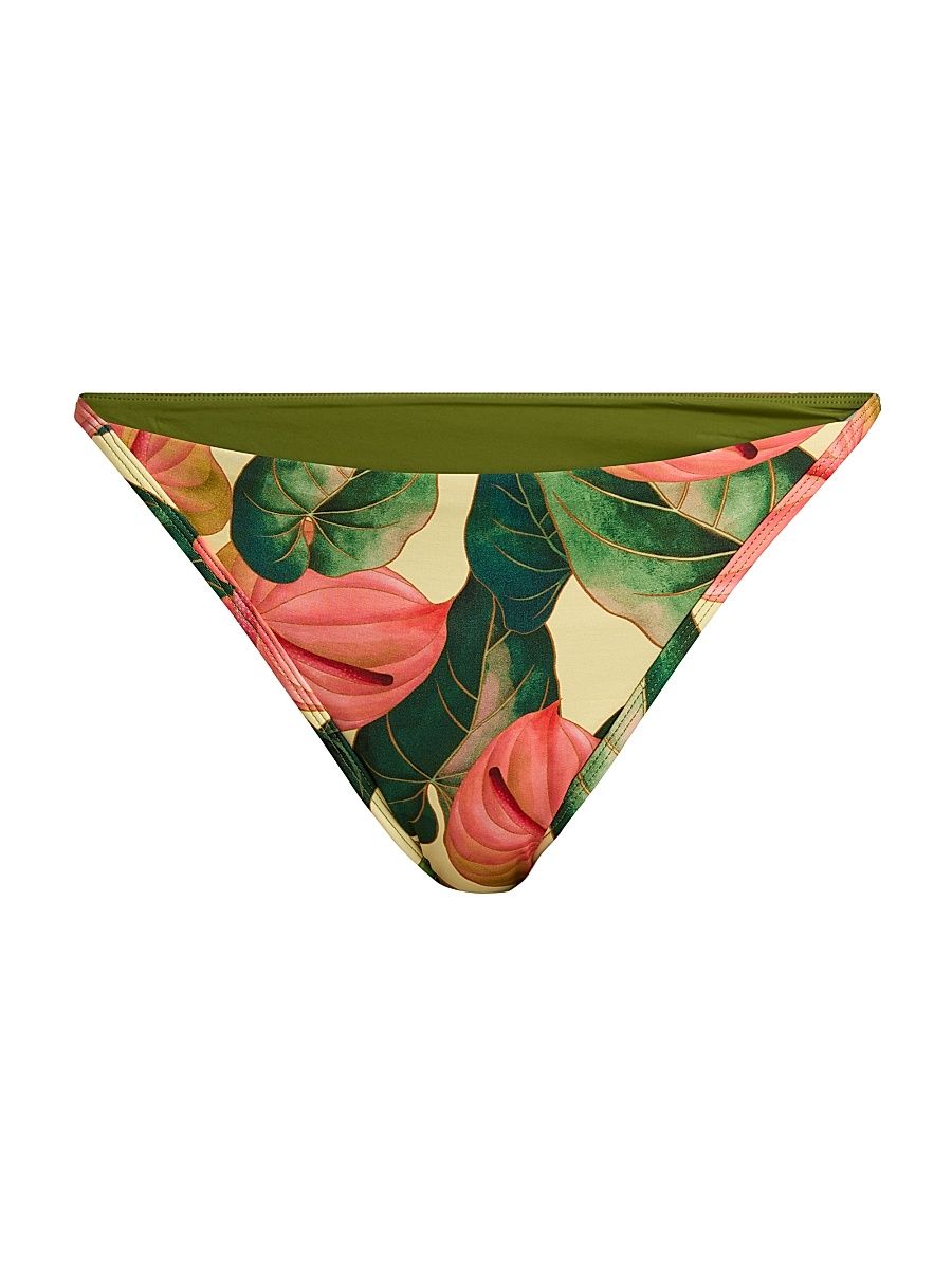 Women's Anturium Thin Basic Bikini Bottom - Golden Yellow - Size XL