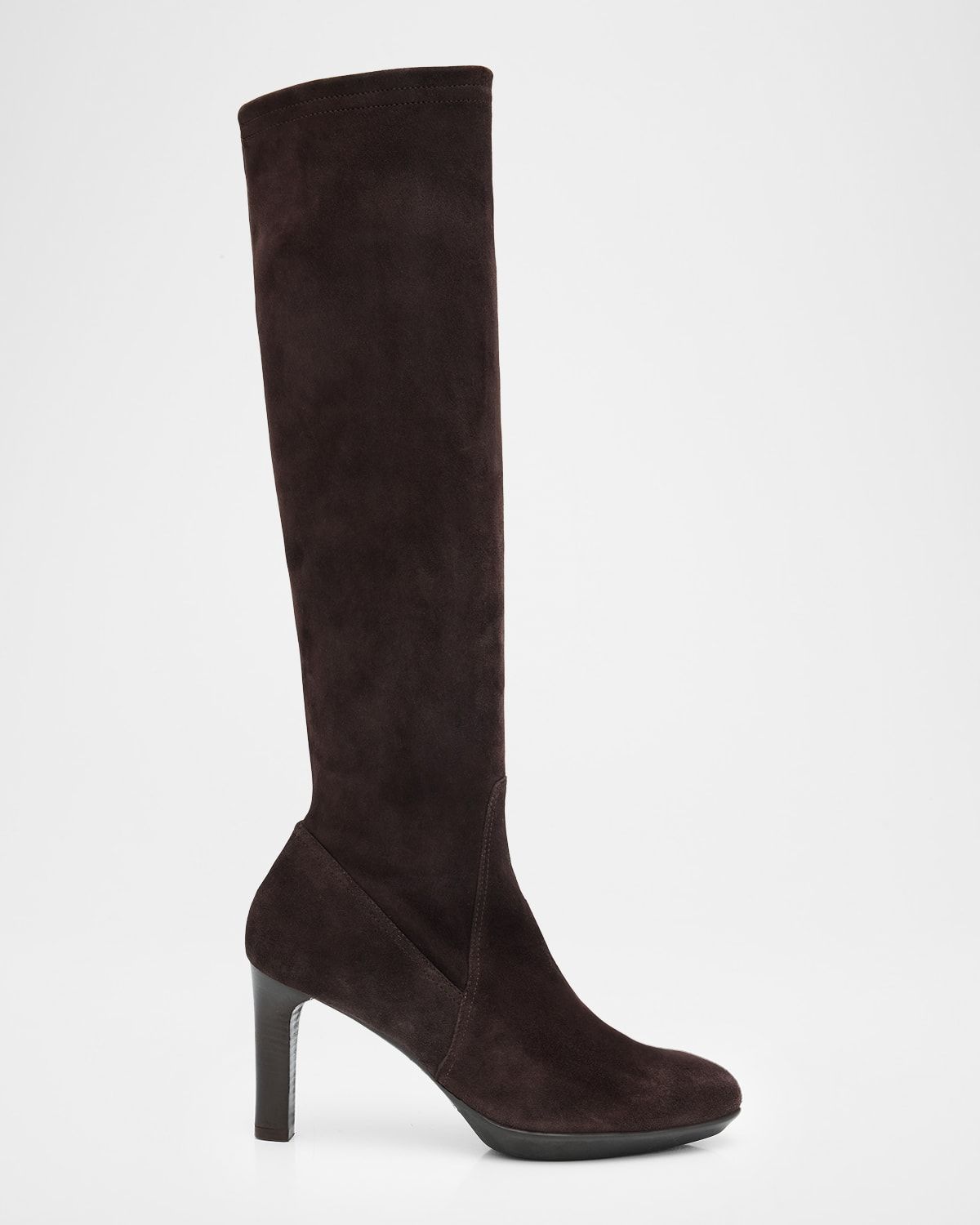 90mm Rhumba Suede Knee-High Boots