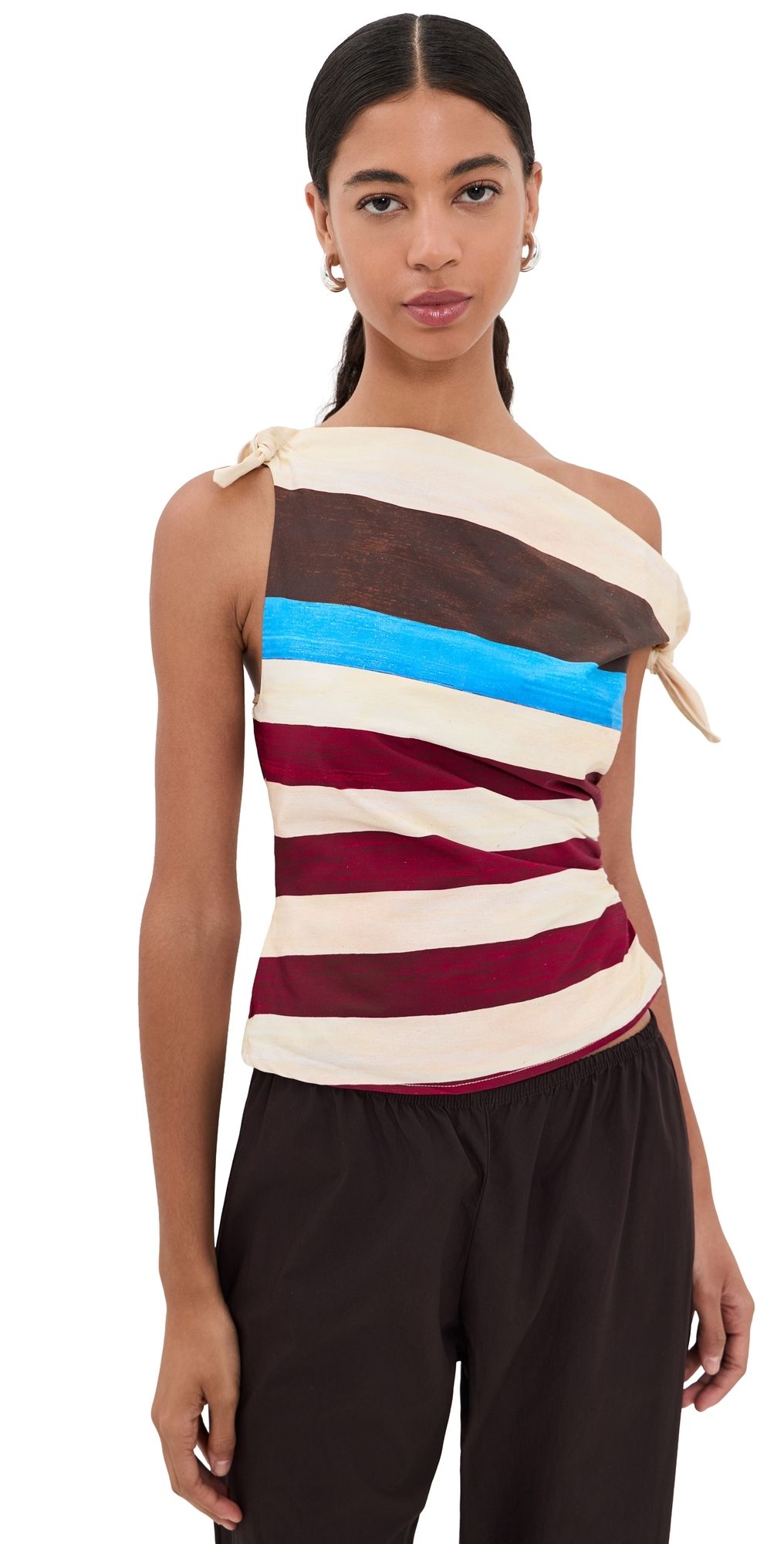 STAUD Bellaria Top Caffe Stripe 2