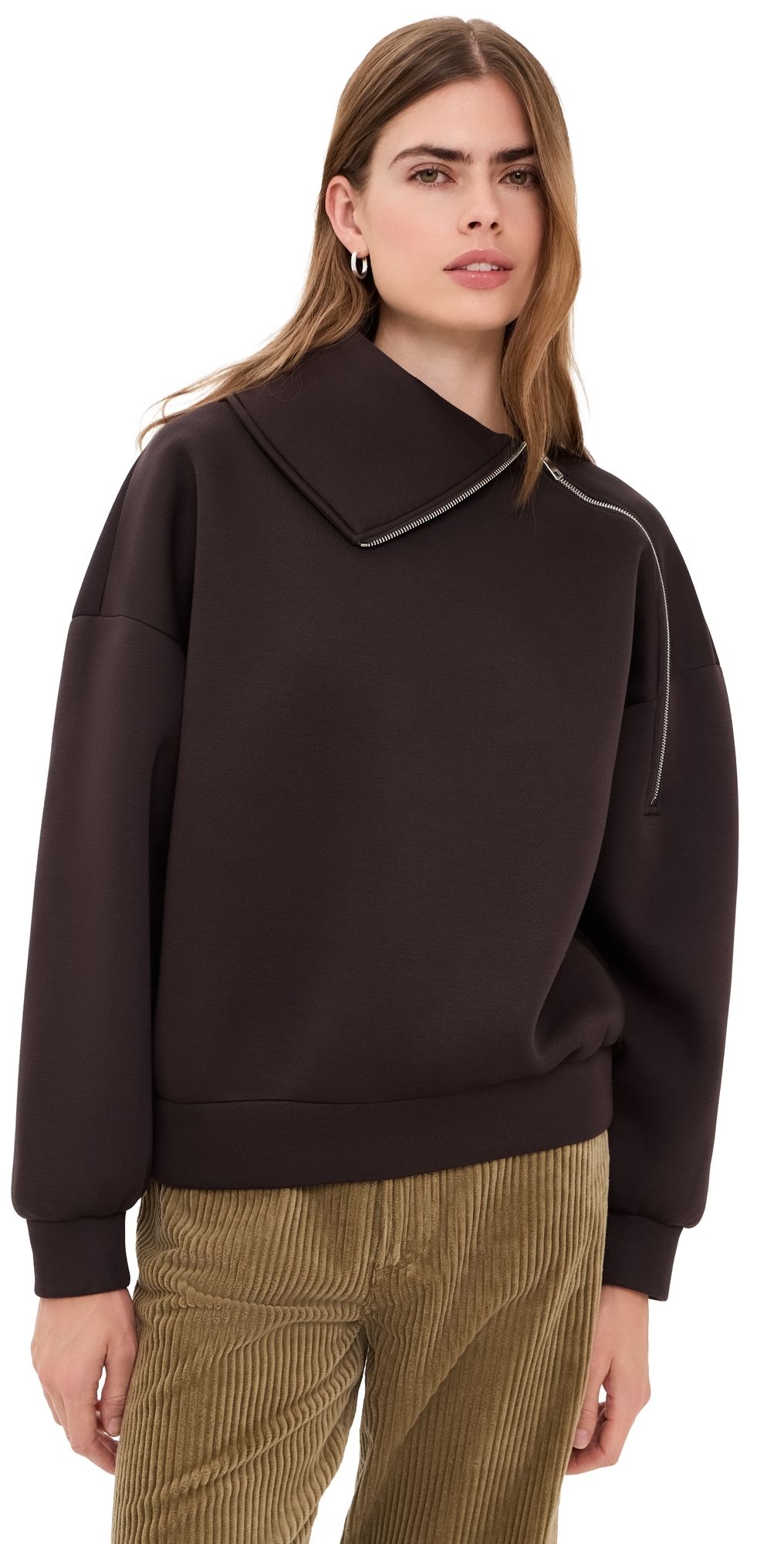 AGOLDE Coyle Sweatshirt Deep Roast S