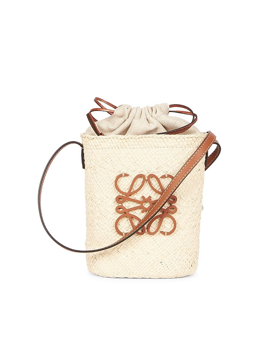 Women's LOEWE x Paula's Ibiza Raffia Shoulder Bag - Natural Tan