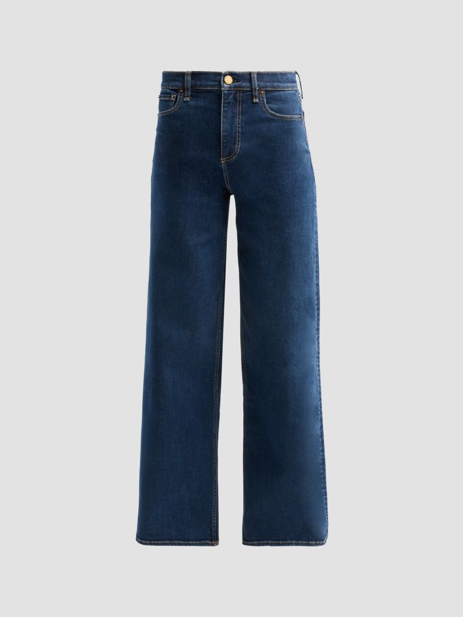 rag & bone Women's Sofie Stretch-Denim High-Rise, Wide-Leg Jeans - Wellbrook - Size 27
