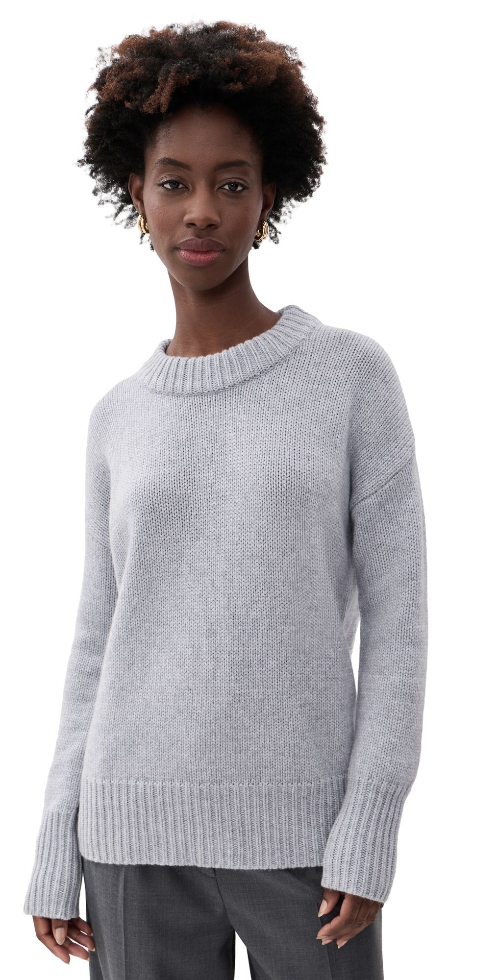La Ligne Solid Marin Sweater Grey XL