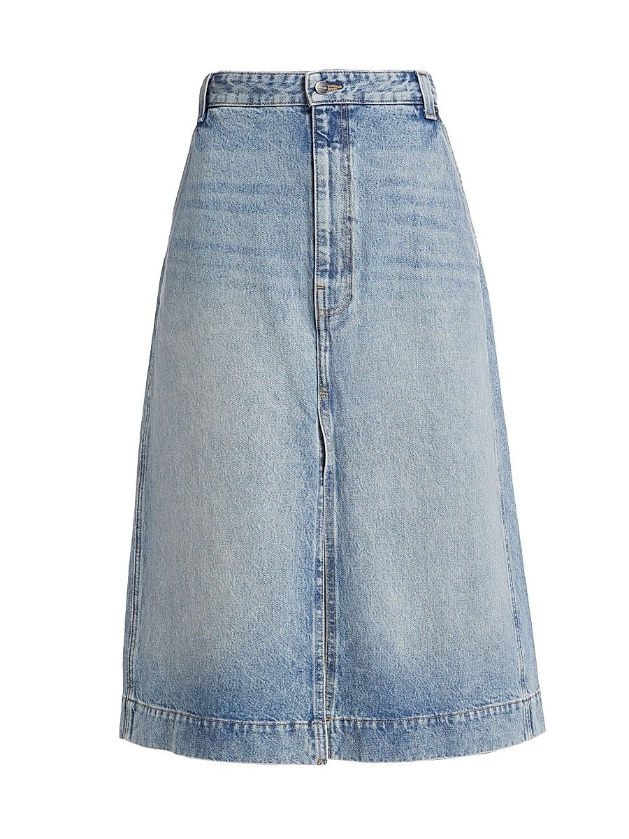 Women's Charlene Denim Midi-Skirt - Bryce - Size 29
