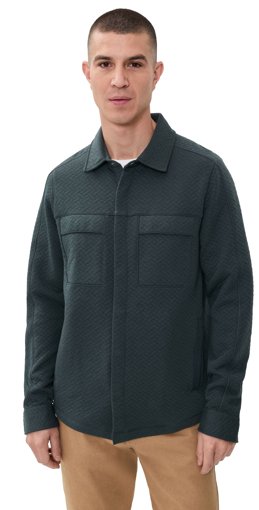 Rhone Weekender Shacket Pine Grey XL