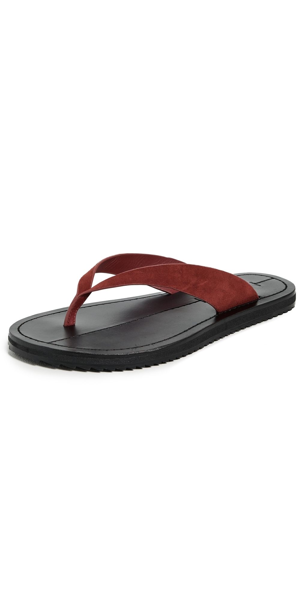 A. EMERY Flora Sandals Brick Suede 42