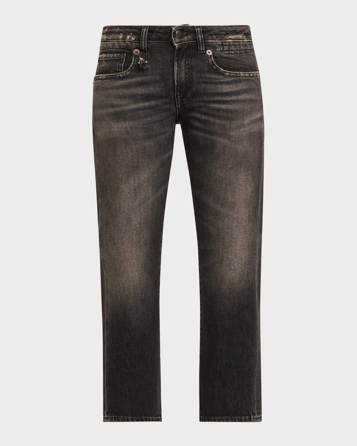 Boy Straight Ankle Jeans