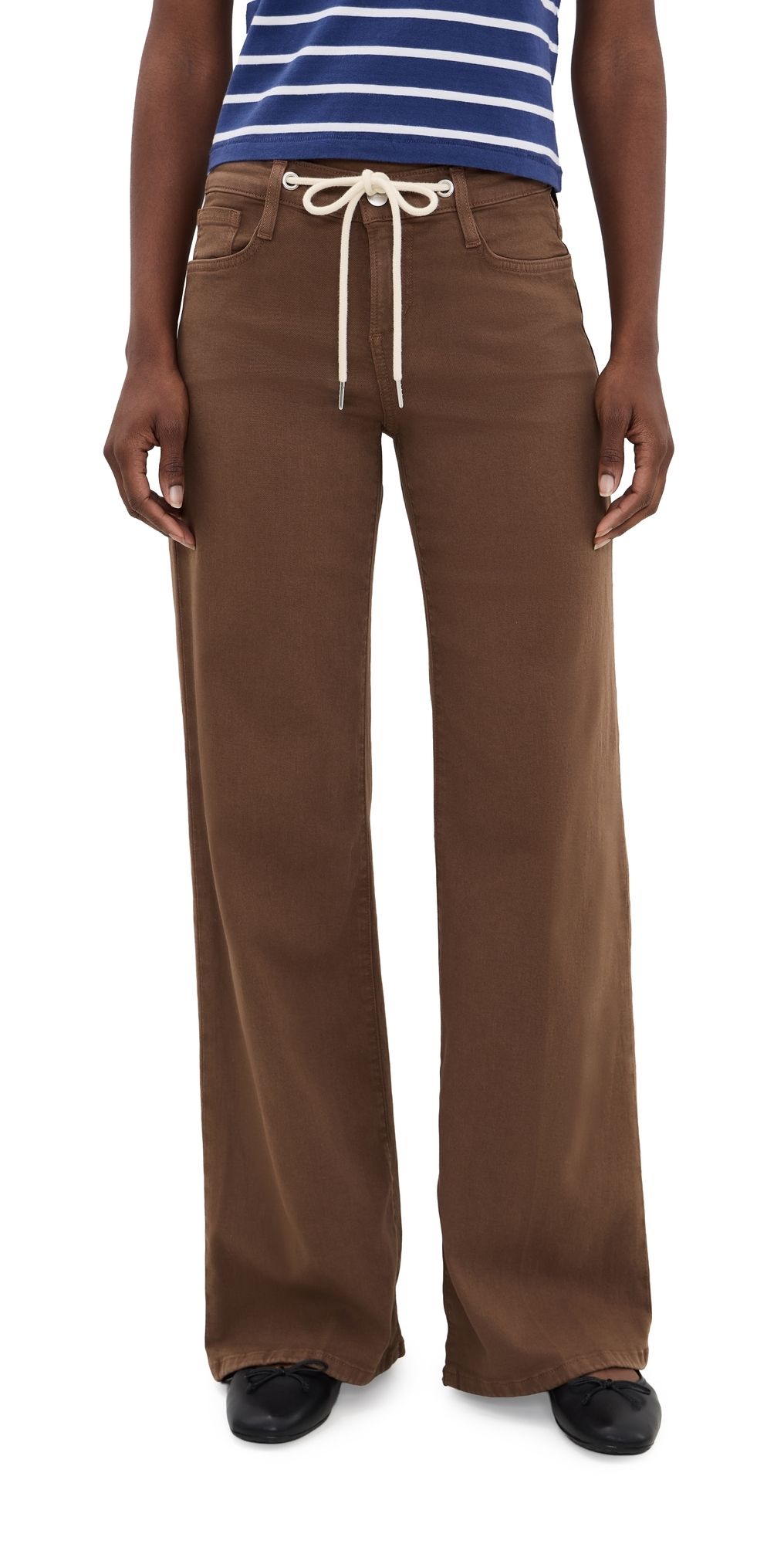 Joe's Jeans The Lou Lou Drawstring Pants Chocolate 28