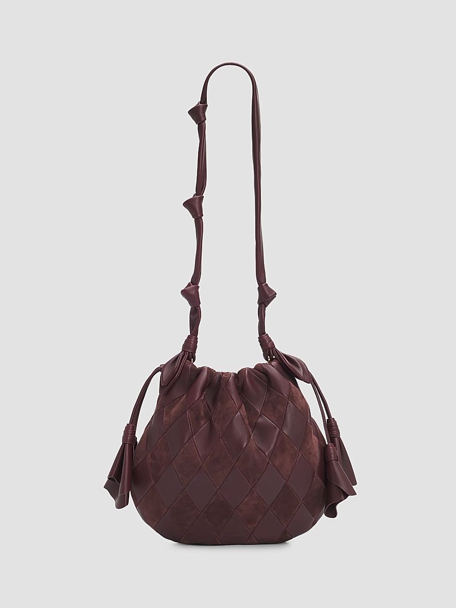 Women's Cloud 91 Leather Hobo Bag - Mahogany