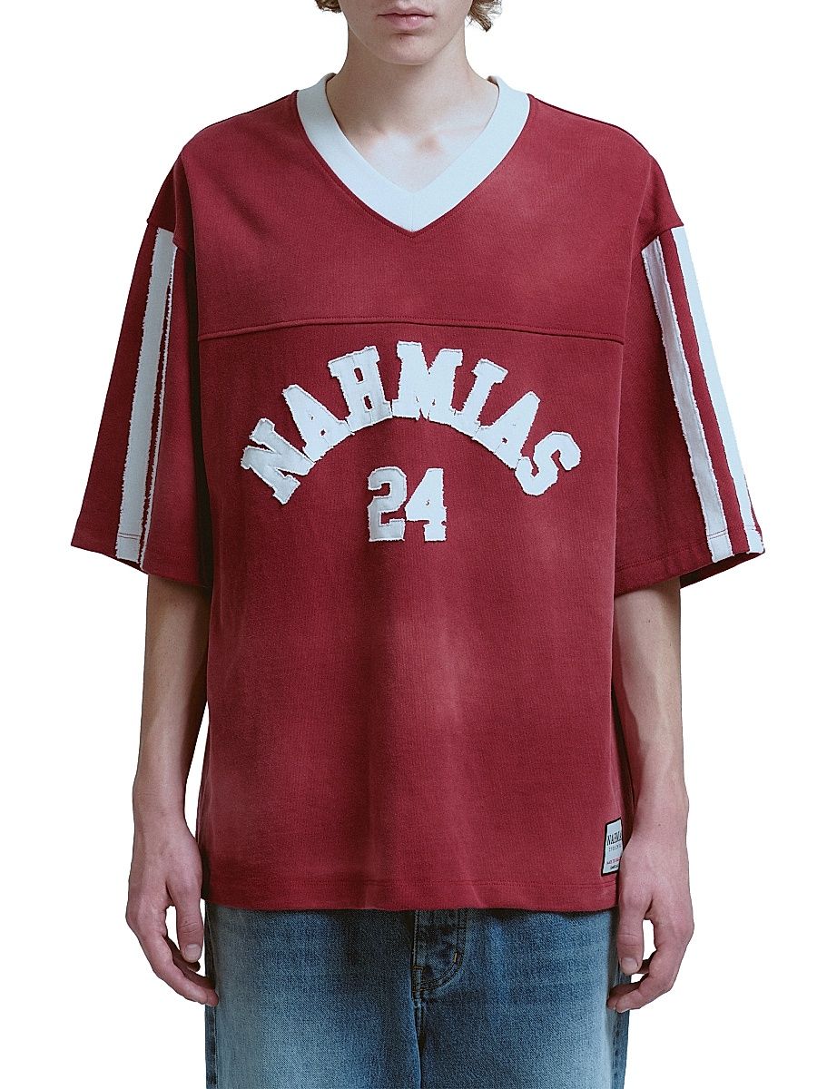 Men's Campus Heavyweight Cotton Jersey - Burgundy - Size Small