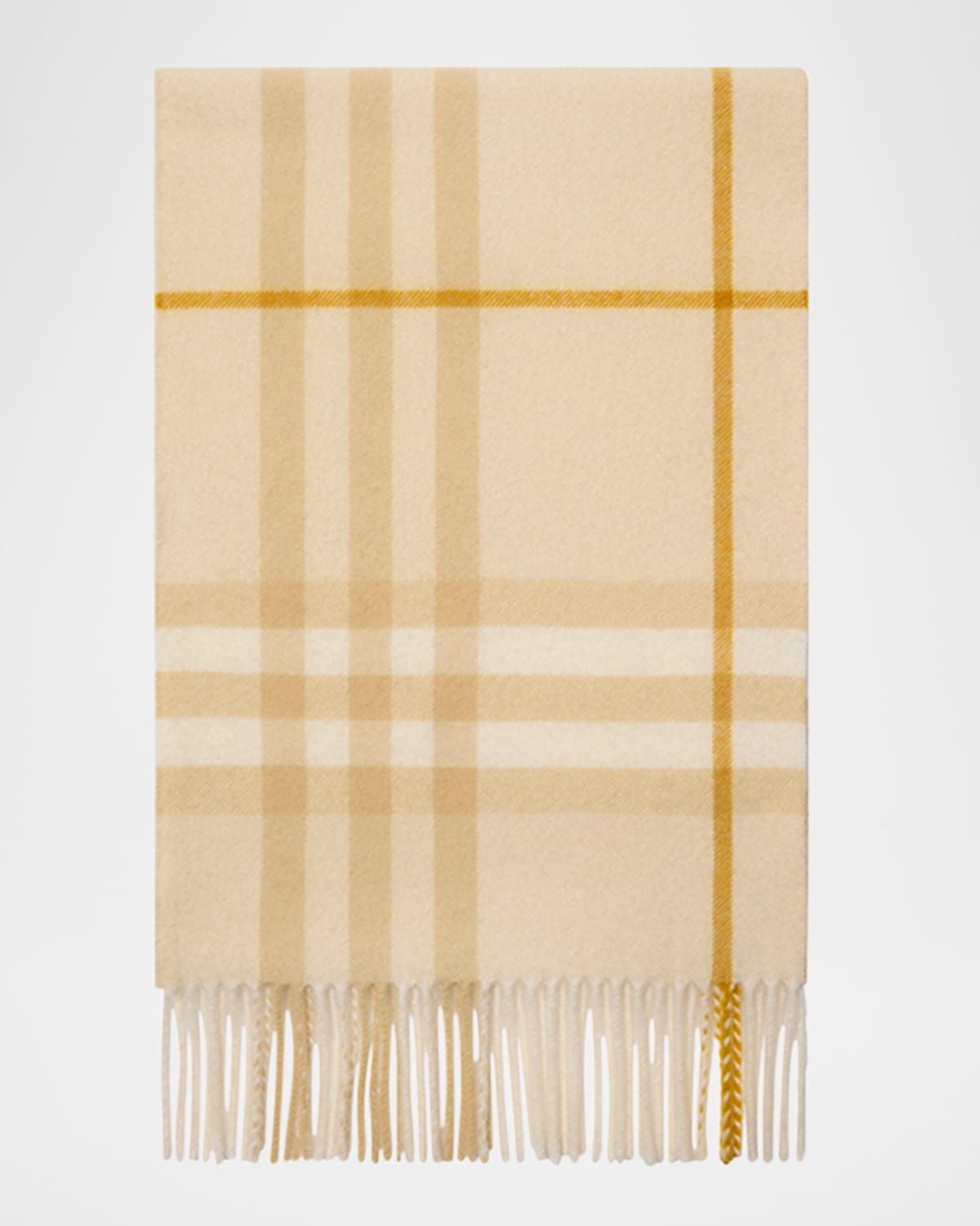 Giant Check Cashmere Scarf