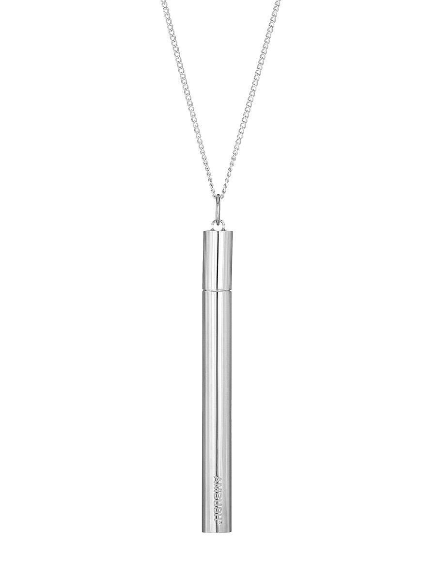 Men's Cig Case Necklace - Silver
