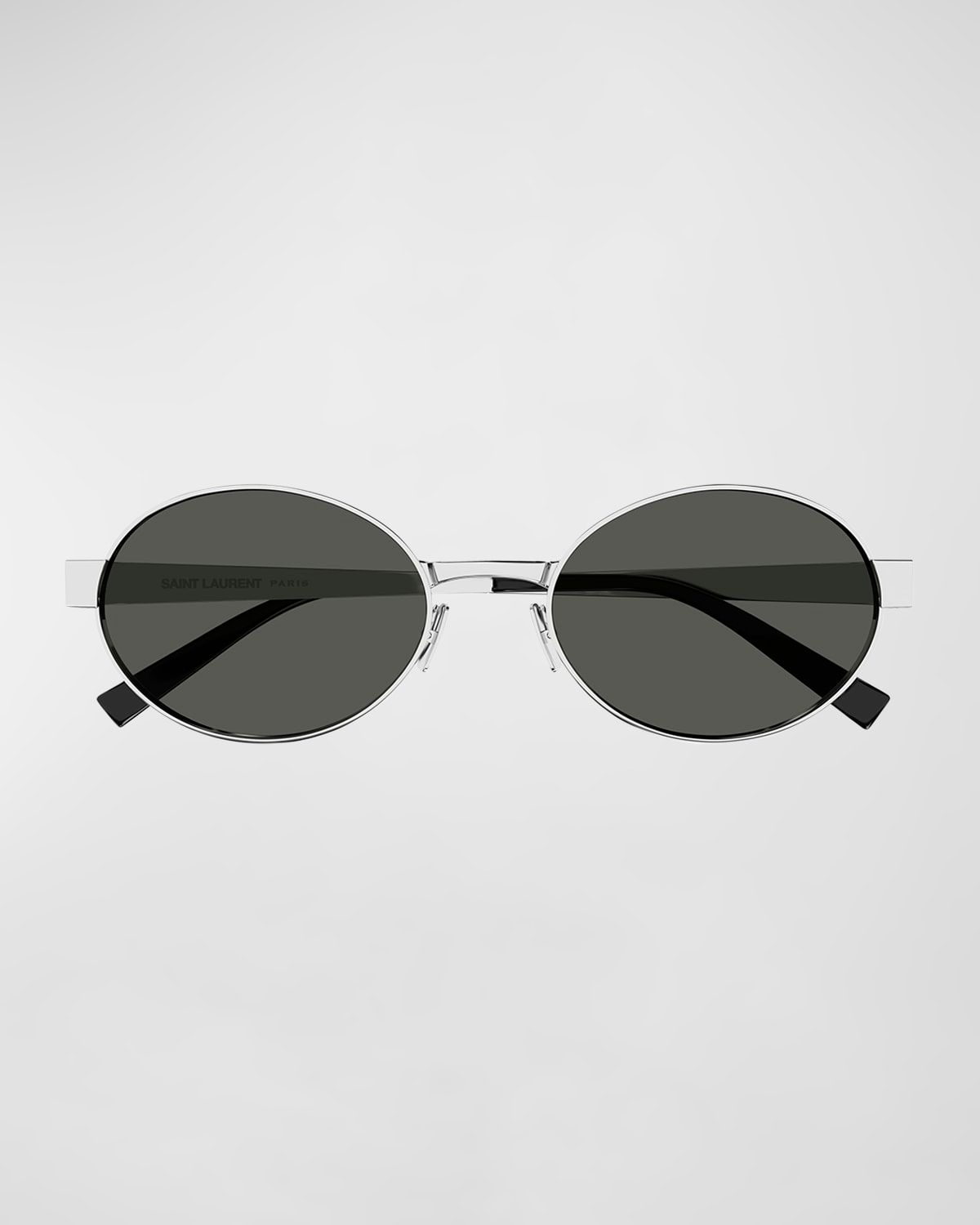 Logo Metal Oval Sunglasses