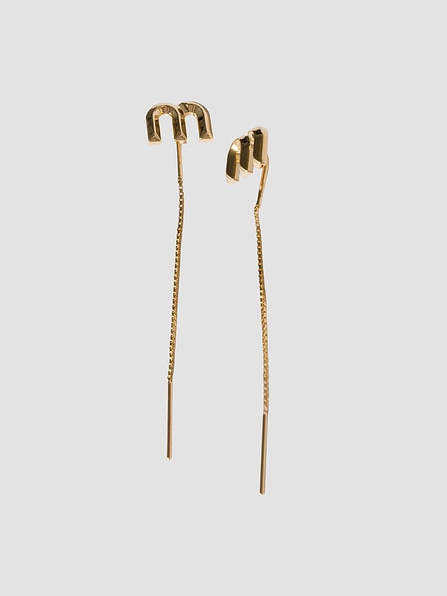 Women's Metal Earrings - Gold