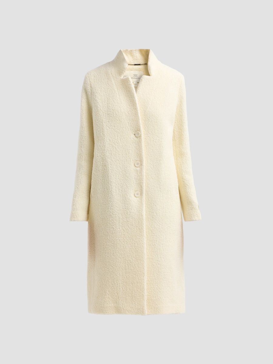 Soia & Kyo Women's Diane Bouclé Midi Coat - Powder - Size Large